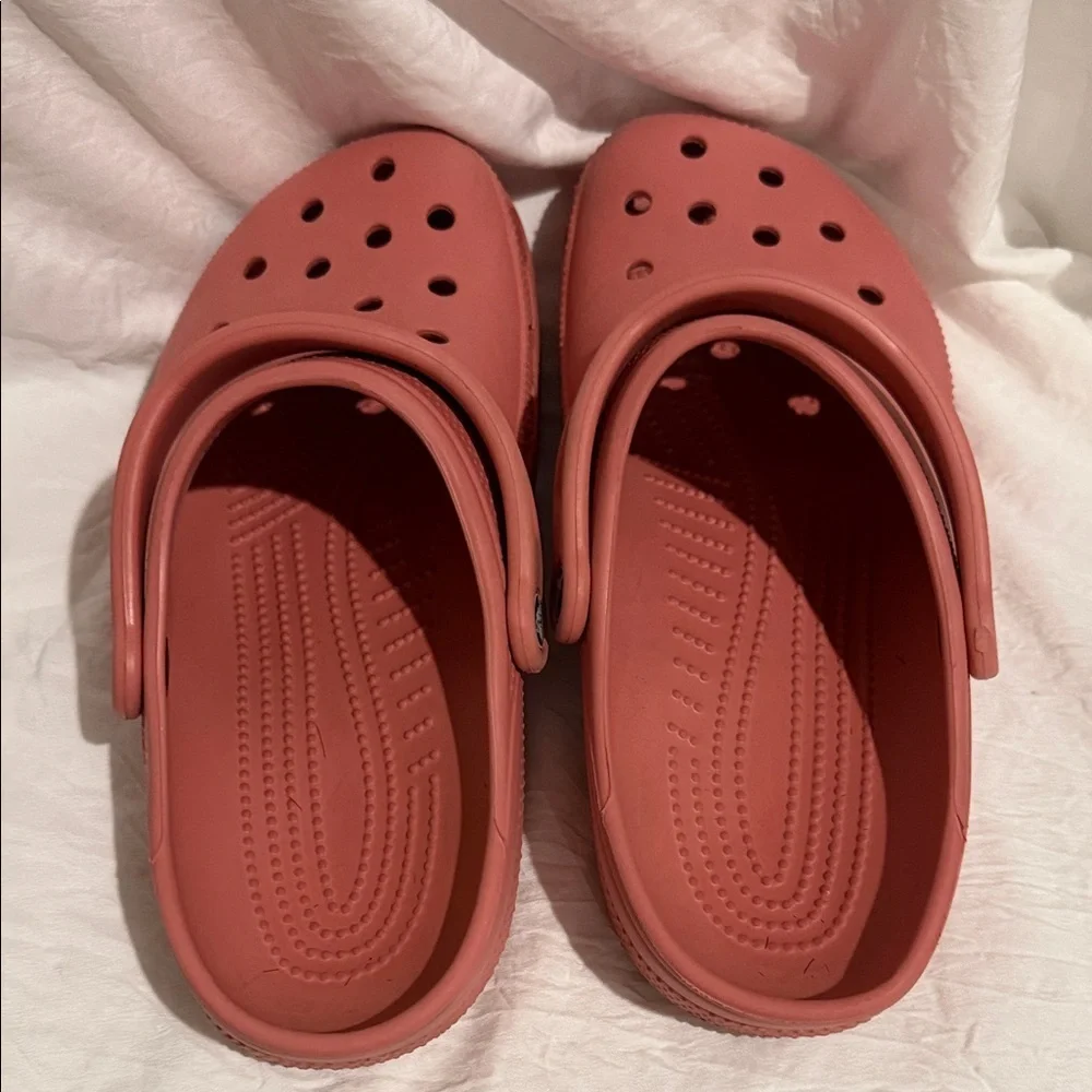CROCS Pink Loafers & Slip-Ons